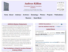 Tablet Screenshot of andreaskillian.com
